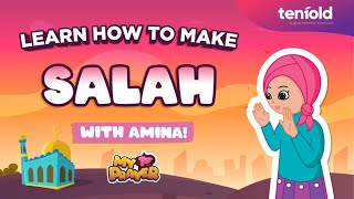 How to Pray Salah with Amina  My First Prayer for kids [upl. by Eema]