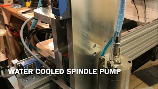 CNC BUILD 22kW spindle Water pump [upl. by Files]