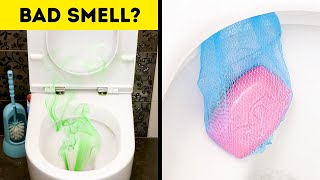 32 CLEVER RESTROOM HACKS TO AVOID AWKWARD SITUATIONS  5Minute Toilet Cleaning Ideas [upl. by Ahsenauj]