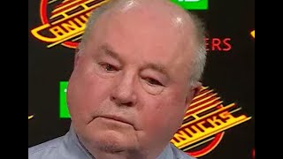 PART 1  Emotional Bruce Boudreau LAST Canucks POSTGAME [upl. by Nonnad]