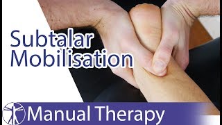 Subtalar Joint Mobilization  Inversion amp Eversion [upl. by Otcefrep]