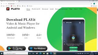 How to Download playit app for windows  2021  playit app for laptop and PC [upl. by Ahsinrad225]