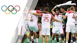 Denmark beat France to win first gold in mens Handball [upl. by Eerehc496]