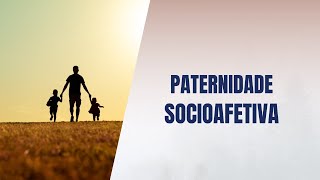 Paternidade socioafetiva [upl. by Tildi]