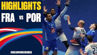 France vs Portugal Highlights  Day 2  Mens EHF EURO 2020 [upl. by Novrej]