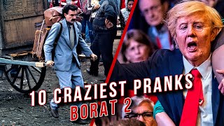 10 Craziest Pranks in Borat 2 [upl. by Tessil]