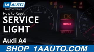 How to Reset Service Light 0409 Audi A4 [upl. by Utham]