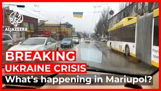 UkraineRussia What’s happening in Mariupol [upl. by Damita]