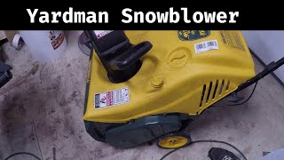 Will It Run Yardman 21quot Snowblower [upl. by Nawotna482]