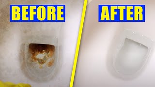 How To Remove Hard Water Stains From Toilet Bowl [upl. by Intyre]