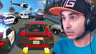 How Summit1g ESCAPES From ALL These Cops in GTA ProdigyRP [upl. by Gentilis]