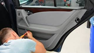 How to remove the door panel Mercedes E Class W210 [upl. by Bazil]