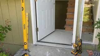 Jeld Wen Front Door Installation  Really crappy products and craftsmanship PART 1 [upl. by Peggy12]