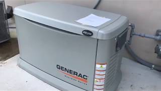 Load Test For Generac 22kW Generator [upl. by Fabe]