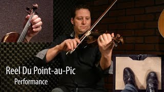 Reel du Point au Pic  Québécois Fiddle Lesson by André Brunet [upl. by Slaohcin7]