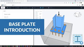 Steel Base Plate Design Software  Base Plate Design for AISC Eurocode and Australian Standards [upl. by Saref410]