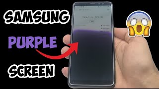 Samsung Purple Screen Problem  Fixed [upl. by Adelheid]