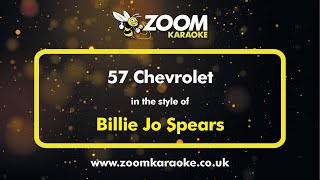 Billie Jo Spears  57 Chevrolet  Karaoke Version from Zoom Karaoke [upl. by Aleahcim]