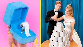 12 Funny Toilet Paper Pranks and Hacks [upl. by Newell827]