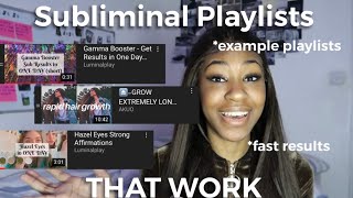 how i made a subliminal playlist that WORKS  esther [upl. by Ennaoj]