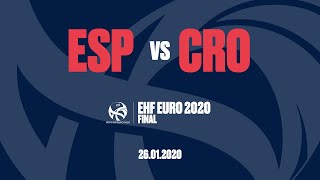 RELIVE  Spain vs Croatia  Final  Mens EHF EURO 2020 [upl. by Hanforrd]