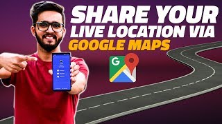 How to Share Your Live Location With Someone Using Google Maps [upl. by Kaine]