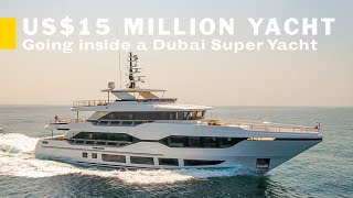 Inside a US15 million superyacht  Gulf Craft Majesty 120 [upl. by Kelwunn743]