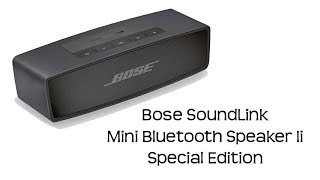 Bose SoundLink Mini Bluetooth Speaker II  Special Edition Review [upl. by Airlia]