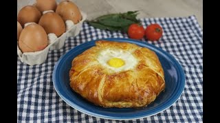 Fagottini di pasta sfoglia e uova lidea gustosa per un pranzo originale [upl. by Helfand]