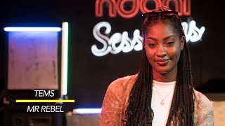 Tems Performs Mr Rebel LIVE on NdaniSessions [upl. by Artaed]