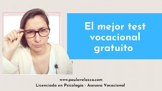 👉 ¿Existe el mejor TEST VOCACIONAL GRATUITO ¿cuál es recomendable [upl. by Ecyak]