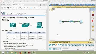 5229 Lab  Configuring Switch Security Features [upl. by Ydissak435]