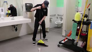 Janitorial Restroom Cleaning StepByStep Training [upl. by Narual71]