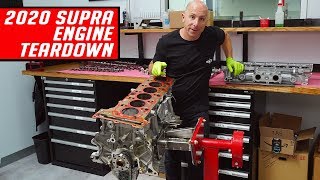 2020 Supra B58 Engine Teardown  First Look  Better than the 2JZ [upl. by Nivre880]