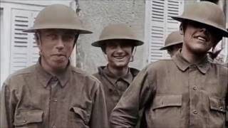 Over There  US army WW1 footage in Color [upl. by Mickelson]