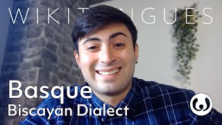 The Basque language casually spoken  Andrew speaking Biscayan  Wikitongues [upl. by Simdars]