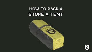 How To Roll Pack amp Store Your Tent  NEMO [upl. by Minsat]