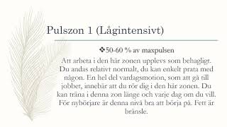 Kondition Puls amp Pulszoner  Träningslära 1 [upl. by Teilo]