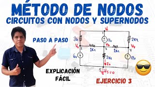 Ejercicios de SUPERNODOS 💥 RESUELTO PASO A PASO✔️ Como resolver SUPERNODOS ▶ 1 EJERCICIO FACILITO😎 [upl. by Notyard927]