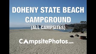 Doheny State Beach CA All Campsites [upl. by Naesar65]