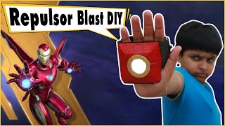 Iron Man Repulsor DIY  Repulsor Blast DIY  Easy Iron Man Craft Idea [upl. by Uot937]