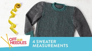 Sweater Fitting Guide 4 Crucial Measurements  Off Our Needles Knitting Podcast S3E10 [upl. by Guimar]