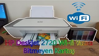 Hp Deskjet 2720 WiFi Bitmeyen Kartuş sistemi montajı yapıyoruz [upl. by Kamila]