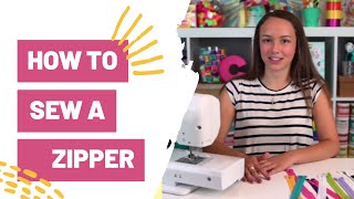 HOW TO SEW A ZIPPER  SEWING FOR BEGINNERS [upl. by Ysor]