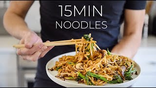 15MIN Noodle Stir Fry Recipe TO MAKE TONIGHT [upl. by Hussein]