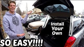 How To Replace Hatch Lift Supports on Subaru Outback [upl. by Theadora680]