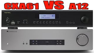 Cambridge Audio CXA61 vs Rotel A12 with KEF LS50 Meta Sound Comparison [upl. by Greiner]