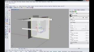 09  Rhino  Set Object Properties to Transparent or Translucent in View [upl. by Fowler]