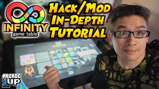 Arcade1Up Infinity Game Table HackMod InDepth Tutorial Does not work for new IGTs DO NOT TRY [upl. by Ytitsahc]