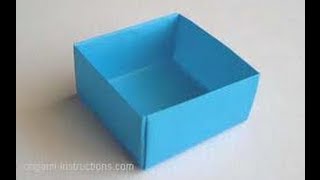 How To Make A Paper Box [upl. by Nets462]